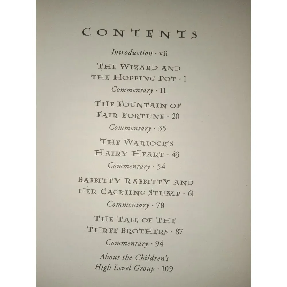 Harry Potter The‎ Tales of Beedle the Bard  First Edition
